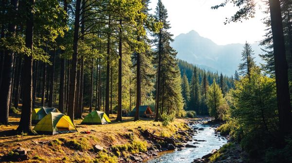 Découvrez les meilleures destinations de camping écologique